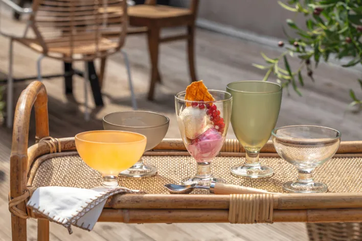 LEONARDO Schale auf Fuß CUCINA 6er Set 360 ml