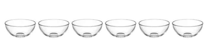 LEONARDO Schale CUCINA 6er Set - je 300 ml transparent