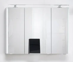 LEONARDO Spiegelschrank weiß