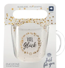 LEONARDO Tasse VIEL GLÜCK 400 ml Glas