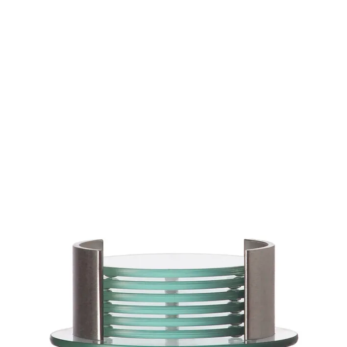 LEONARDO Untersetzer rund 7-teilig Ø 14 cm SPIRITS Glas
