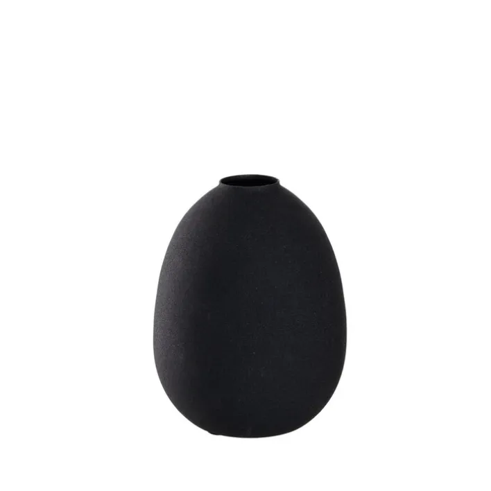 LEONARDO Vase 16,4 cm schwarz