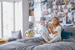 LEONARDO Vase POESIA 15,4 cm goldfarbig