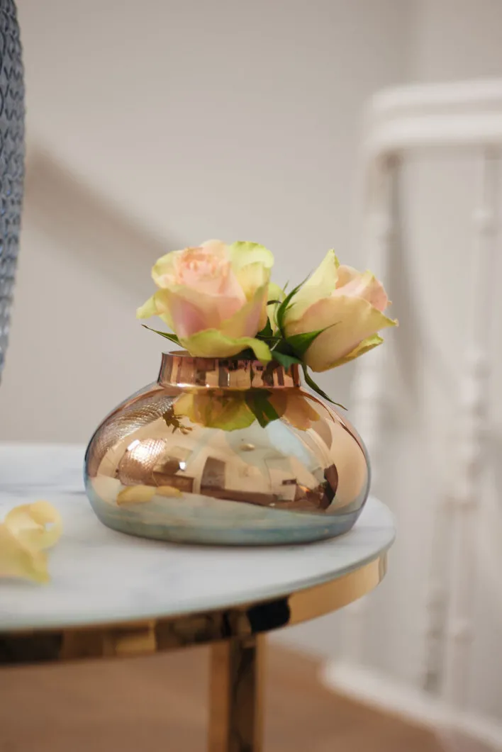 LEONARDO Vase POESIA 15,4 cm goldfarbig