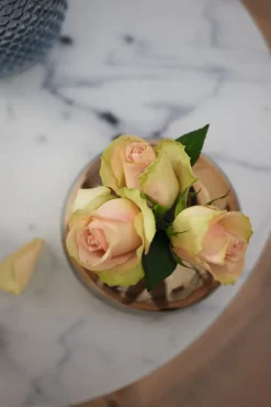 LEONARDO Vase POESIA 25 cm goldfarbig