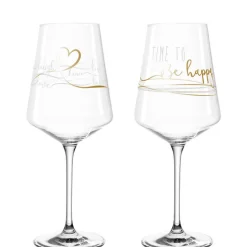 LEONARDO Weihnachten Weinglas PRESENTE HAPPY 2er Set