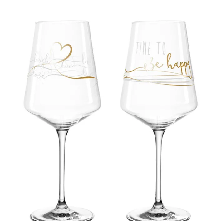 LEONARDO Weihnachten Weinglas PRESENTE HAPPY 2er Set