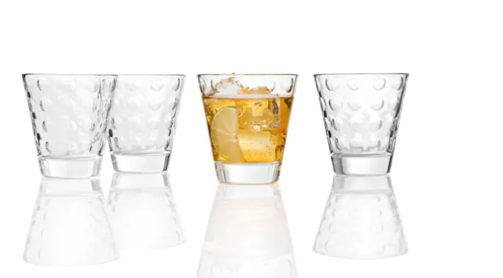 LEONARDO Whiskyglas OPTIC 6er Set transparent