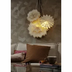 Lichtobjekt LED Stern Papier 10,5cm