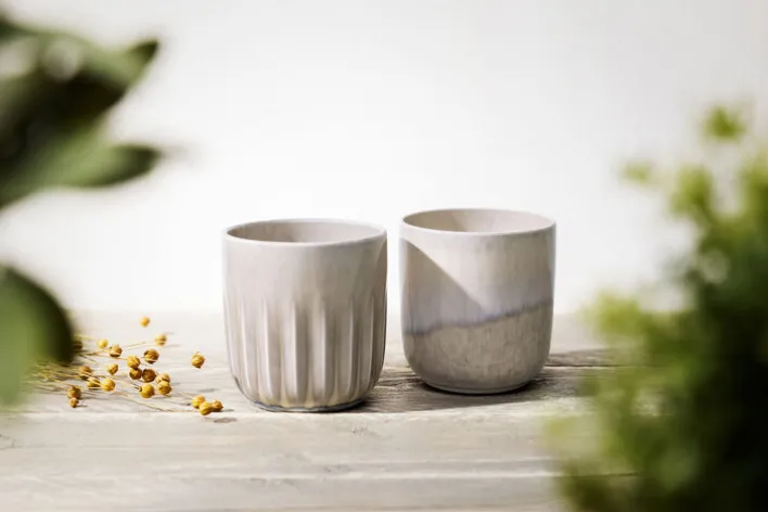 like. Becher PERLEMOR SAND 2er Set braun