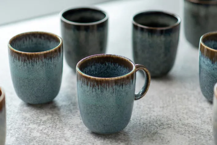 like. Frühstücksservice LAVE GRIS 12-teilig grau