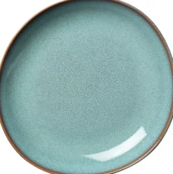 like. Schale flach LAVE GLACÉ 27 cm türkis