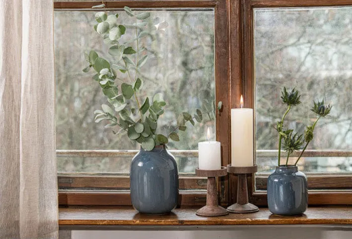 like. Vase LAVE HOME - Nek 15,5 cm blau