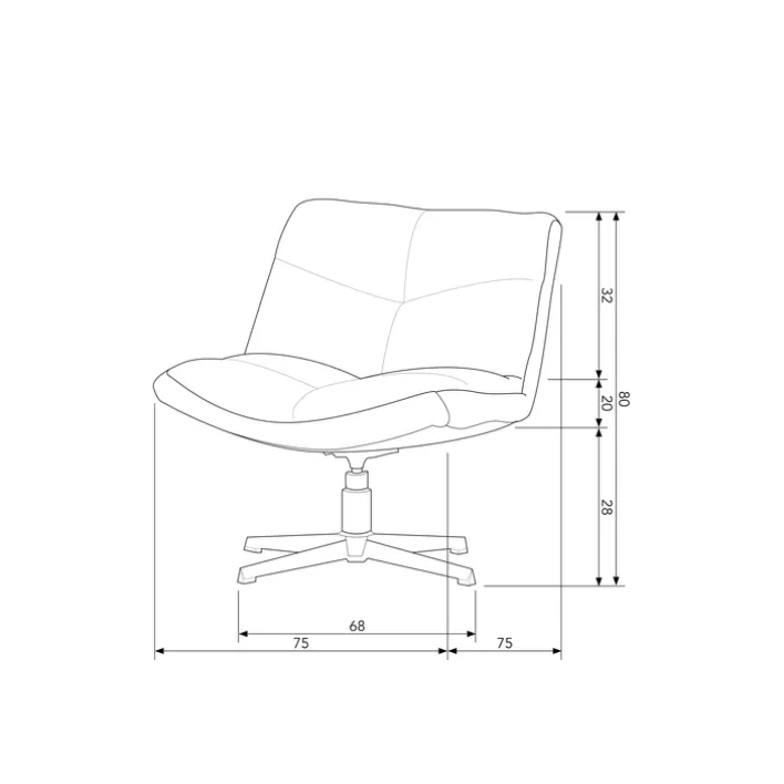 Loungesessel VINNY sand