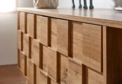 Lowboard 160 x 51 cm Eiche