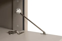 Lowboard ARONA 175 x 50 cm sandfarben/schwarz