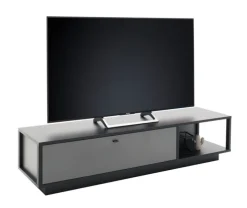 Lowboard LUXOR 186 x 43 cm Royal grau/ anthrazit