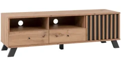 Lowboard MEDAN 138 x 44 cm Artisan Oak / anthrazit