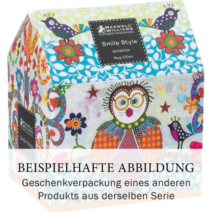 MAXWELL & WILLIAMS Kaffeebecher SMILE STYLE TANGO 400 ml Porzellan mehrfarbig