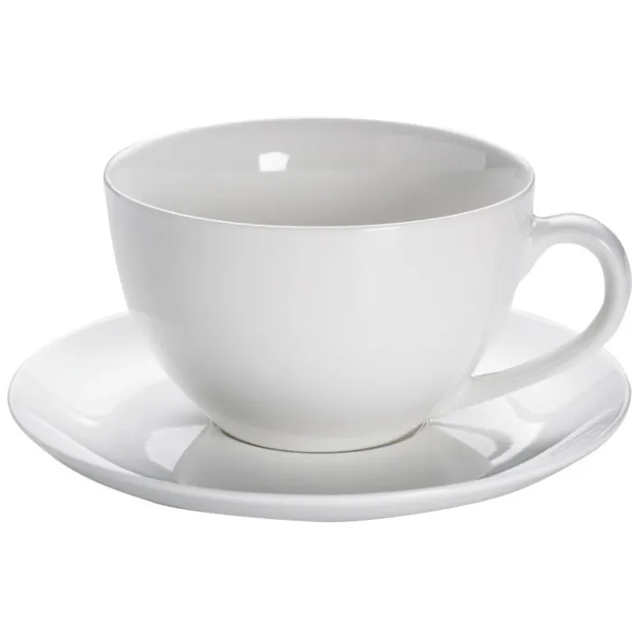 MAXWELL & WILLIAMS Kaffeetassen Set BASICS 4-teilig weiß