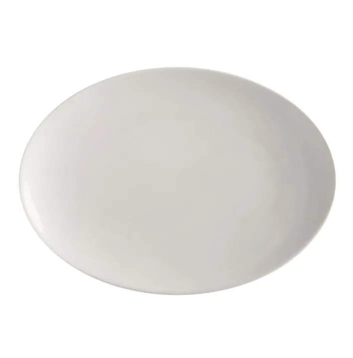 MAXWELL & WILLIAMS Servierplatte oval BASICS 30 cm weiß