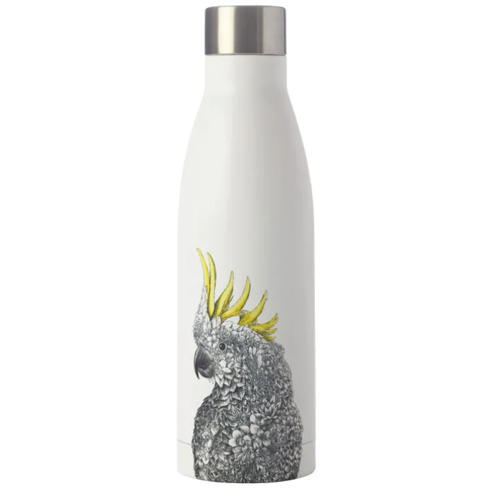 MAXWELL & WILLIAMS Trinkflasche MARINI FERLAZZO 500 ml Cockatoo gelb/ schwarz