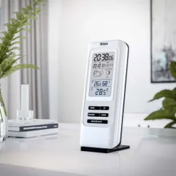 Mebus Funk Wetterstation silberfarbig