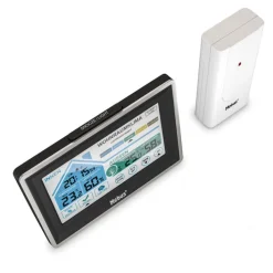 Mebus Funk-Wetterstation grau-schwarz