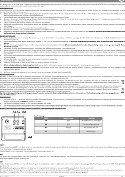 Mebus Klimastation Thermo-Hygrometer schwarz