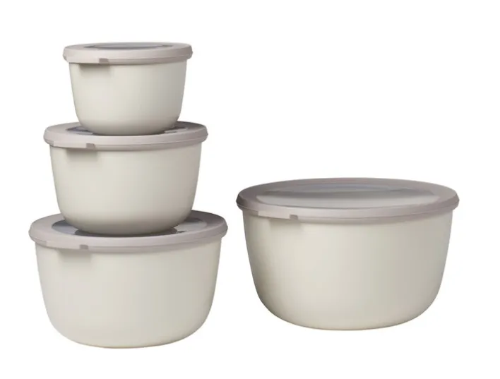 MEPAL Aufbewahrungsbox CIRQULA II 4-teilig Kunststoff nordicwhite