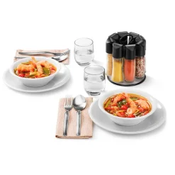 metaltex Gewürzständer SPICE-8 schwarz