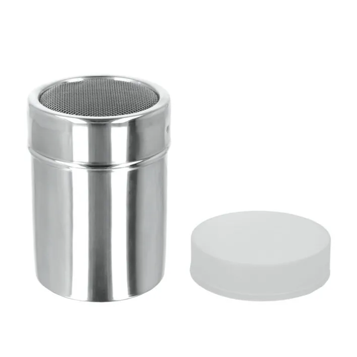 metaltex Puderzucker-u. Kakaodose silberfarbig