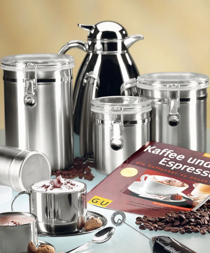 metaltex Puderzucker-u. Kakaodose silberfarbig