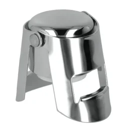 metaltex Sektflaschenverschluss chromfarbig