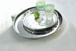 metaltex Tablett Ø 40 cm silberfarbig