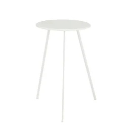 MICA DECORATIONS Beistelltisch SEATLE 58 cm weiß