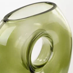 MICA DECORATIONS Vase JAY 22 cm grün