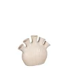 MICA DECORATIONS Vase SAUL 21 cm creme