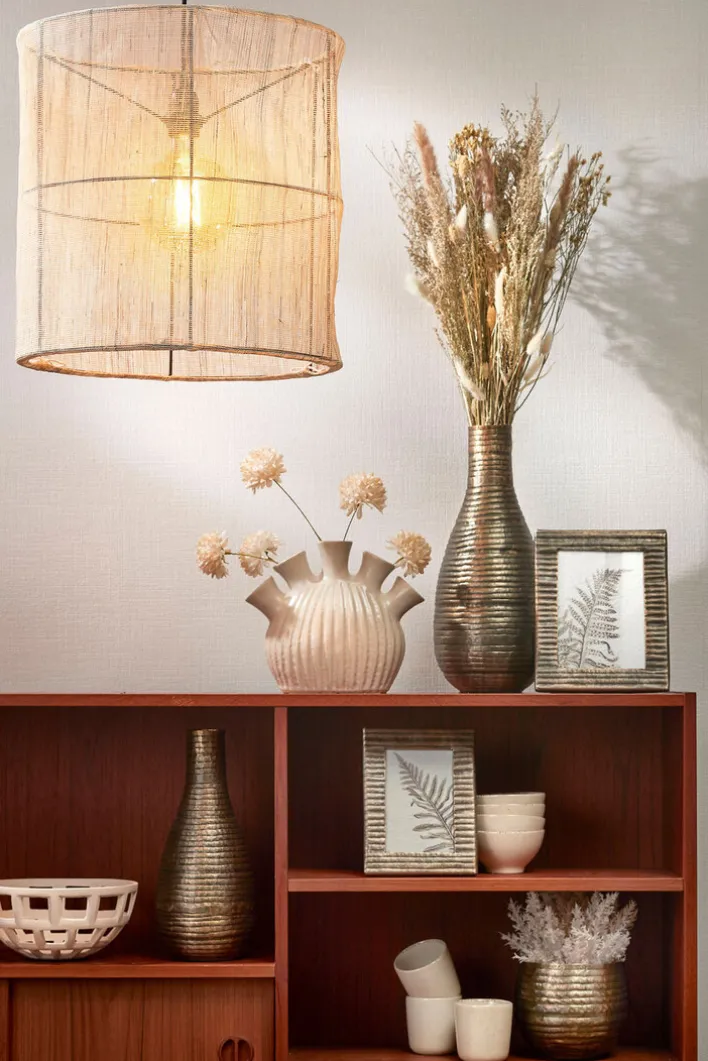 MICA DECORATIONS Vase SAUL 21 cm creme