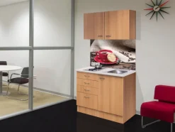 Miniküche Nano 100 cm Buche Nachbildung