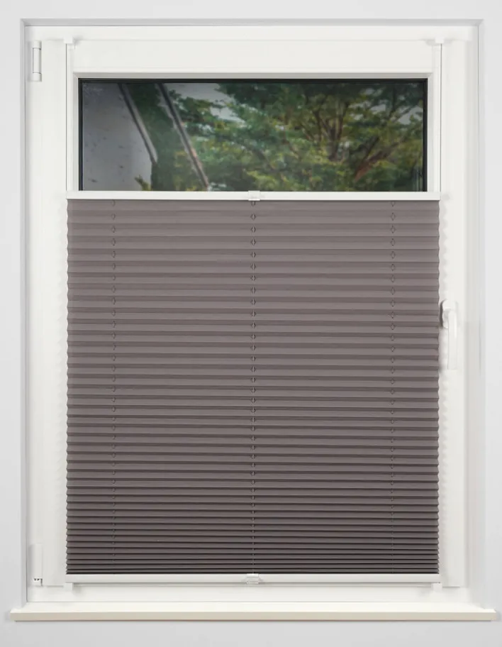 my deco Plissee 95 x 130 cm grau