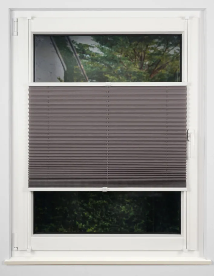 my deco Plissee 95 x 130 cm grau