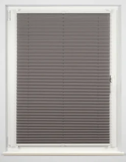 my deco Plissee 85 x 130 cm grau