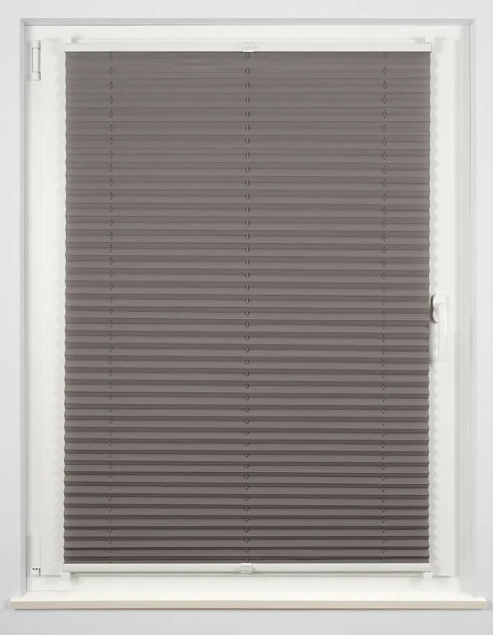 my deco Plissee 85 x 130 cm grau