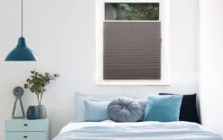 my deco Plissee 85 x 130 cm grau