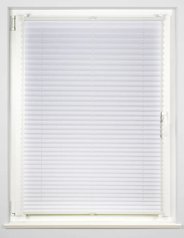 my deco Plissee 75 x 130 cm weiß