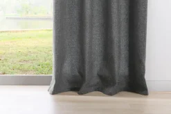 my deco Ösenvorhang CHALET 135 x 245 cm grau