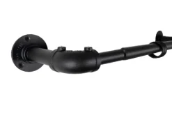 my deco Teleskopgarnitur INDUSTRIAL LOOK 160-280 cm schwarz