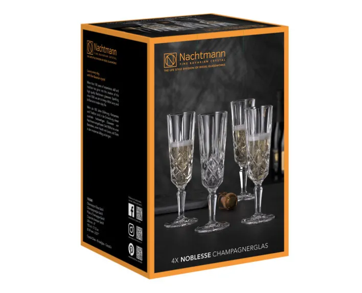 Nachtmann Sektglas NOBLESSE 4 Set - je 155 ml