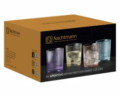 Nachtmann Trinkglas-Set APERITIVO 4er Set Kristallglas mehrfarbig
